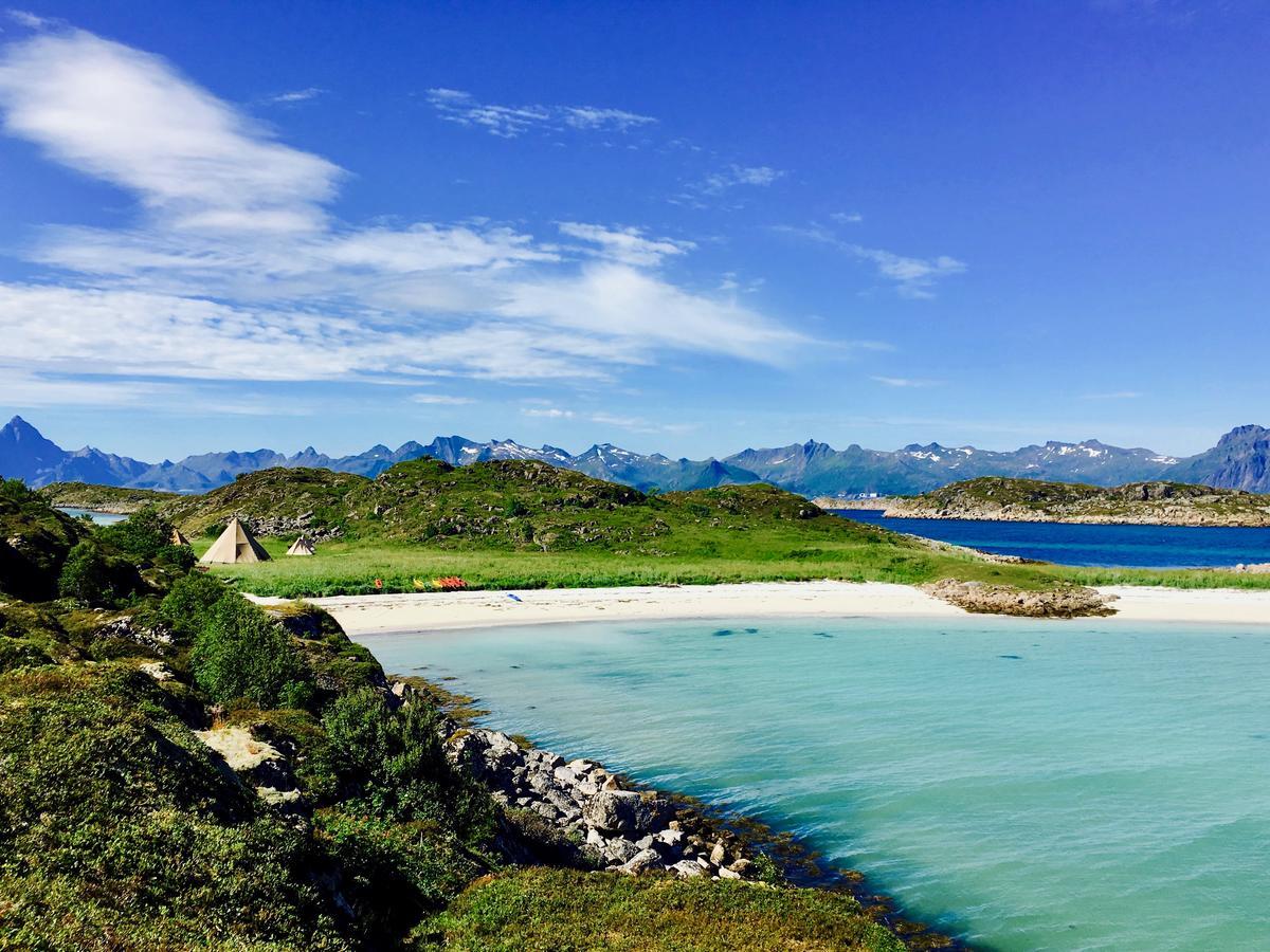 Lofoten Beach Glamping Skrova Exterior photo